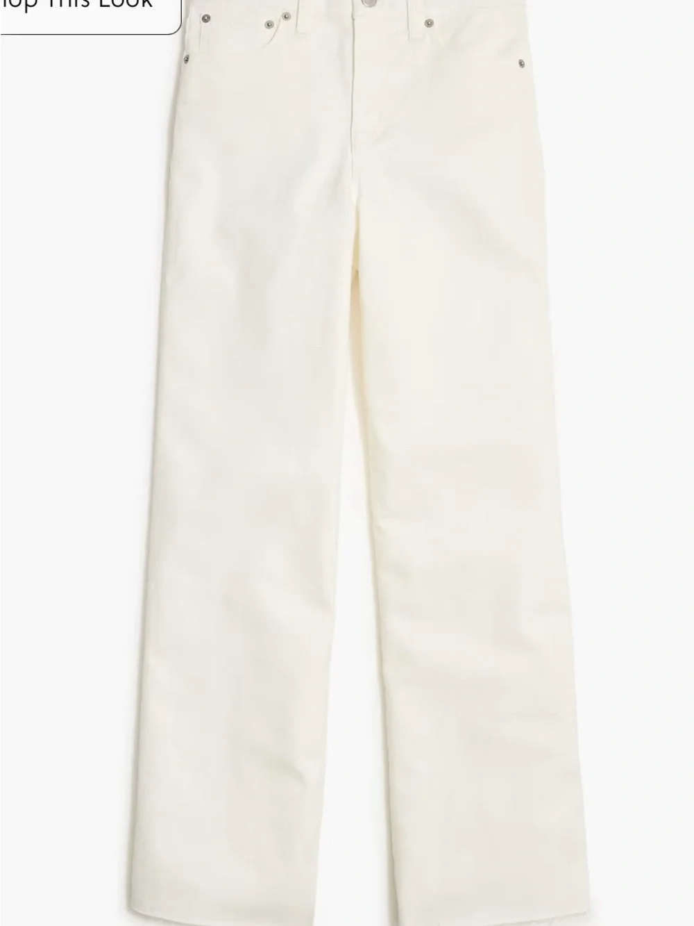 J. Crew Factory Tall wide-leg jean in all-day stretch Size 28 Tall NEW w/ Tag